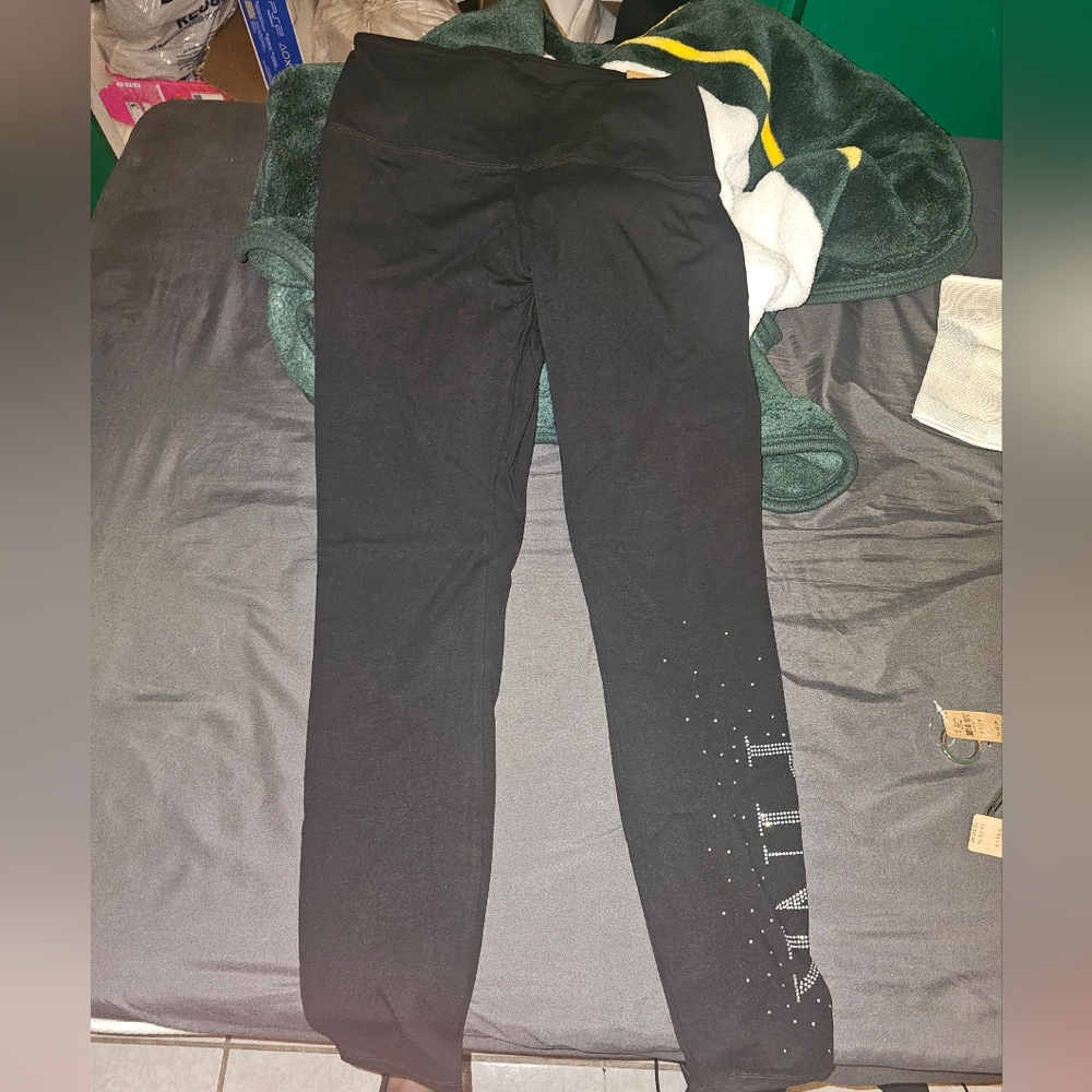 High rise full length bedazzled legging